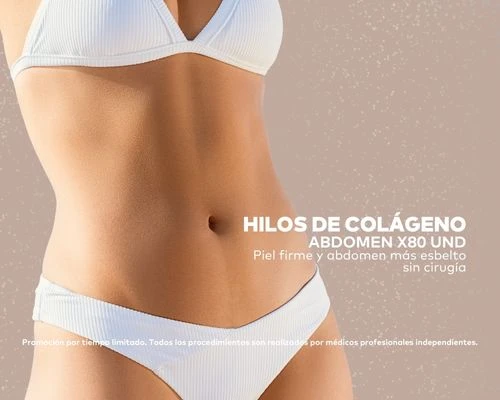 Hilos de Colágeno Mint Abdomen  X 80 Hilos