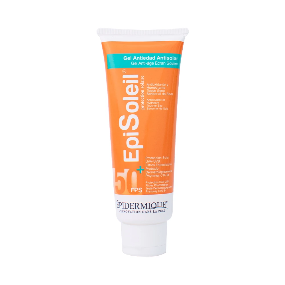Gel Antiedad Antisolar FPS 5O+ Episoleil producto en Promoestetica