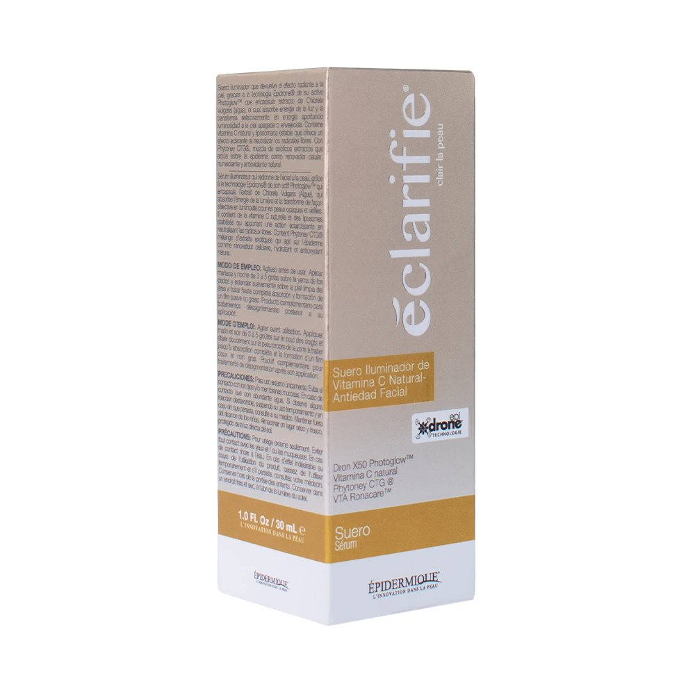 Suero Iluminador de Vitamina C Natural Éclarifie producto en Promoestetica