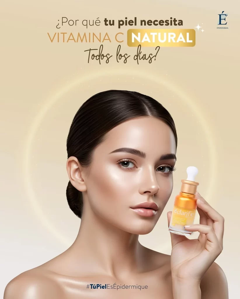 Suero iluminador con vitamina c natural producto en Promoestetica