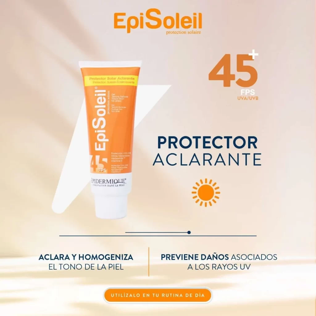 Imagen para la sección de comentarios del productos protector solar aclarante en Promoestetica