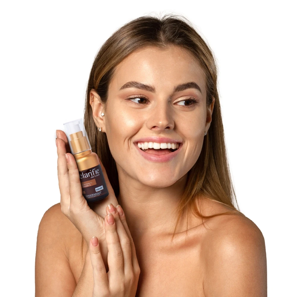 Imagen para la sección de antes y después del suero despigmentante en Promoestetica