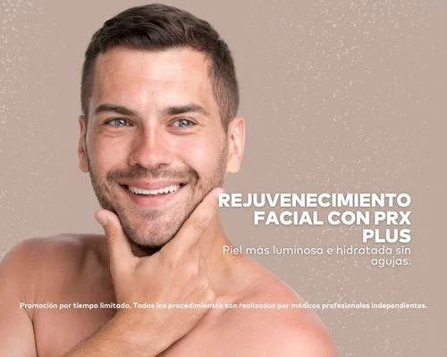 Rejuvenecimiento facial con PRX PLUS